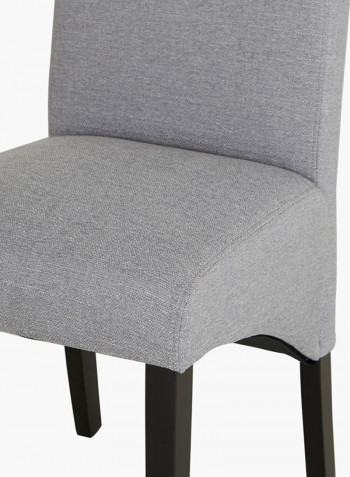 Marbella 6-Seater Dining Table Set Grey/Black