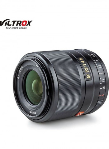 Manual Focus Large Aperture Humanistic Prime Lens Black