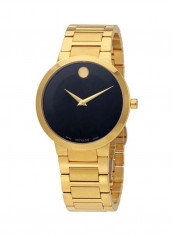Men's Modern Classic Black Dial 39.2mm Swiss Quartz Watch 0607121
