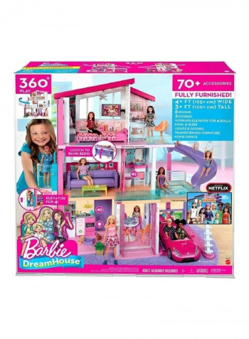 70-Piece Barbie Dreamhouse Toy
