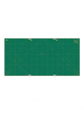 Gridded Cutting Mat Set Green