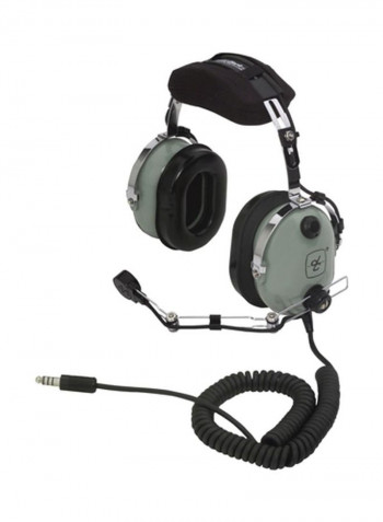 Wired Over-Ear Headphones With Mic Black/Green/Silver