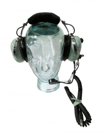 Wired Over-Ear Headphones With Mic Black/Green/Silver
