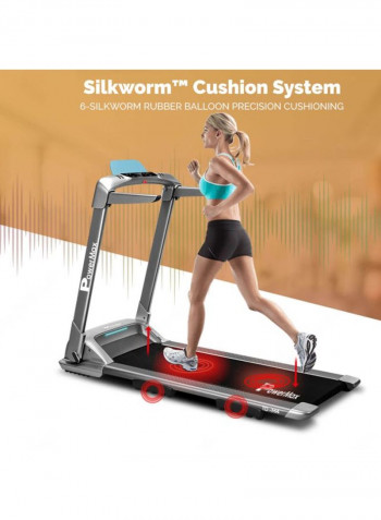 Fitness Motorized Compact Treadmill 168x74.5x25.5cm