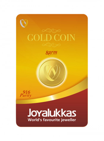 22K Gold Coin, 8 Gram