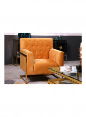 Hoxton Single Seater Sofa Orange 85x90x88centimeter