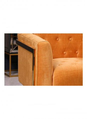 Hoxton Single Seater Sofa Orange 85x90x88centimeter