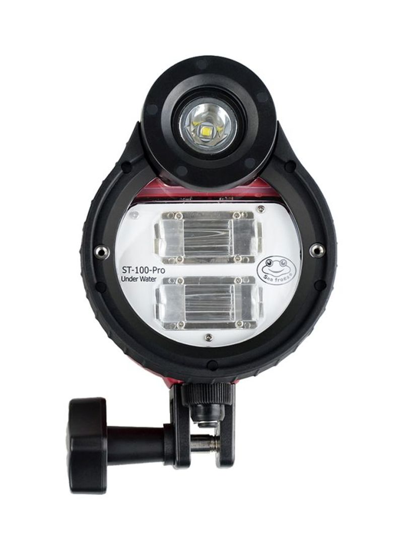 Waterproof Flash Strobe Diving Light 22x11.5x19centimeter Red/Black