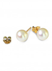 18K Yellow Gold Akoya Pearl Stud Earrings reviews 18K Yellow Gold Akoya Pearl Stud Earrings