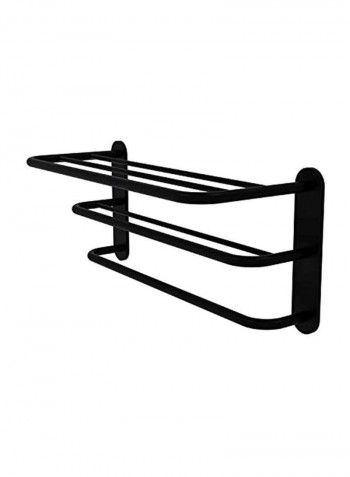 3-Tier Towel Holder Matte Black 23inch