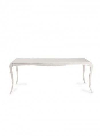 Melis Dining Table White 210 x 100 x 80cm