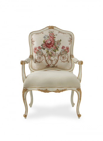 Rosy Armchair Beige 75x70x102cm