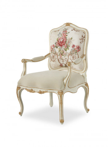 Rosy Armchair Beige 75x70x102cm