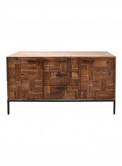 Saigon Wooden Sideboard Brown 150x45x82cm