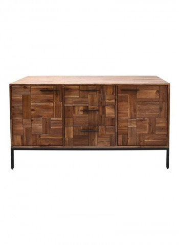 Saigon Wooden Sideboard Brown 150x45x82cm
