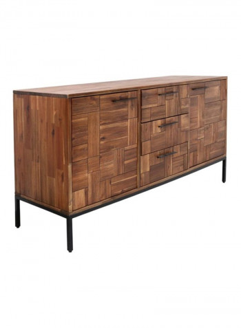 Saigon Wooden Sideboard Brown 150x45x82cm