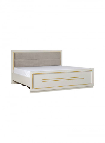 Davis King Bed White 180 x 200cm