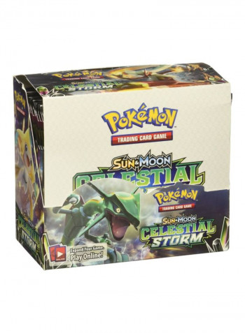 Pack Of 36 Sun And Moon Celestial Storm Trading Card Game POK81438