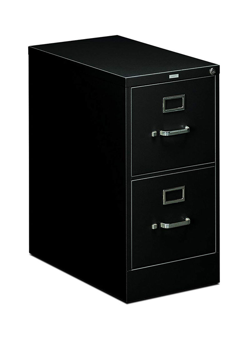 2-Drawer Office Filing Cabinet Black