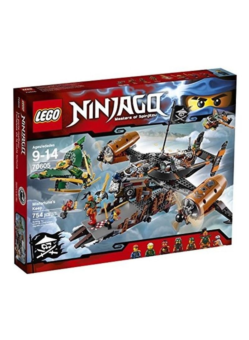 754-Piece Ninjago Misfortune's Keep Building Toy