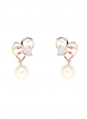 18K Gold Pearl Earring Set With Diamond reviews 18K Gold Pearl Earring Set With Diamond