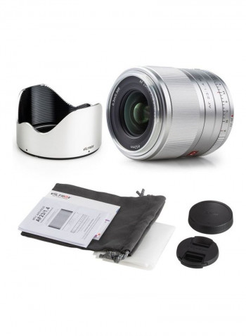 Auto Focus Camera Lens Silver/Black
