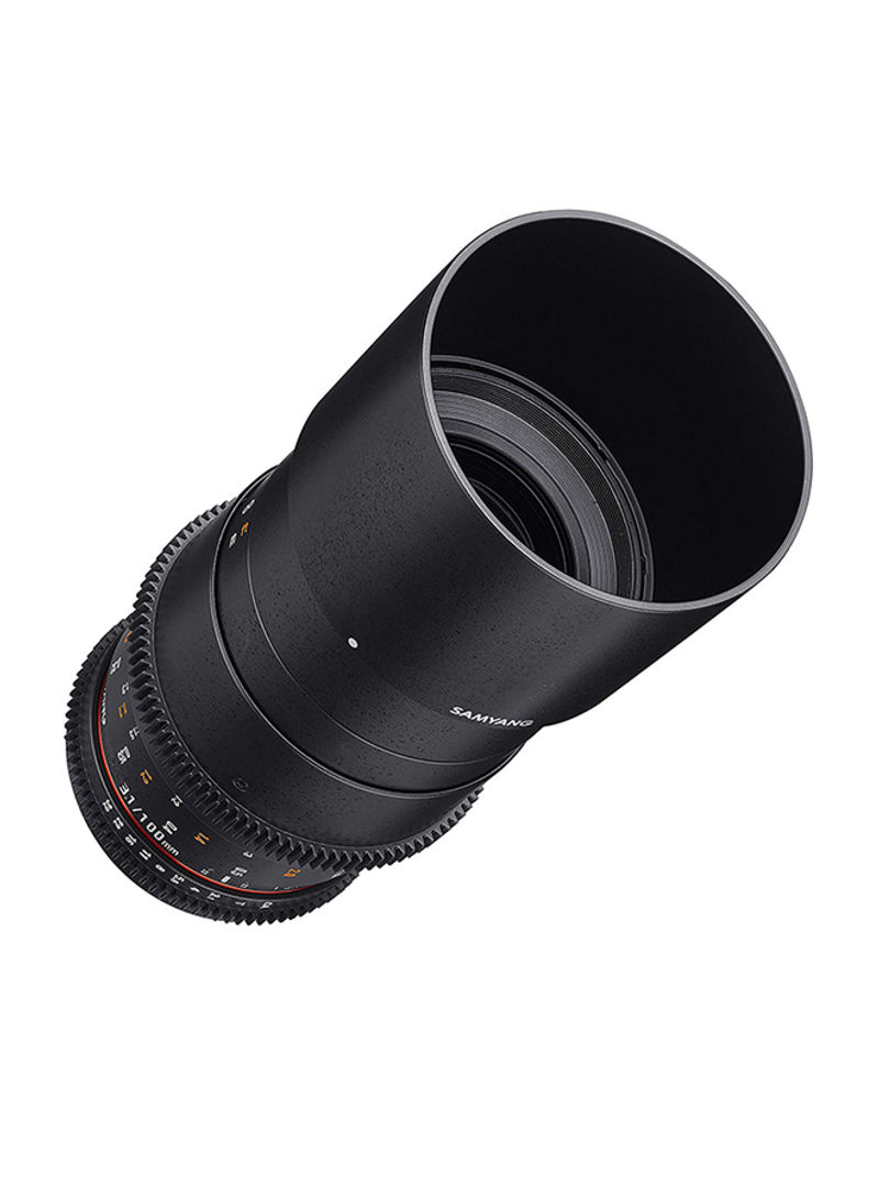 100mm T/3.1 VDSLR ED UMC Macro Lens For Sony Camera Black