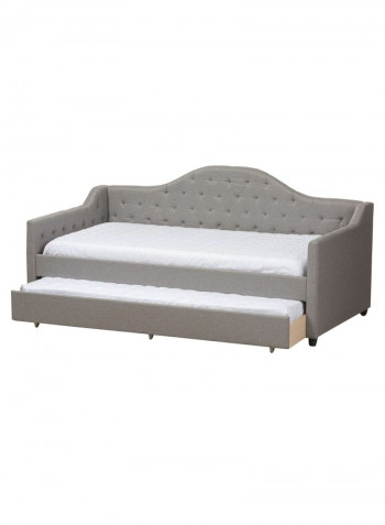 Day Bed With Trundle Grey
