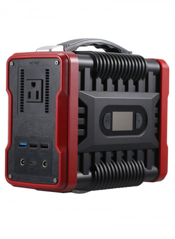 Power Supply Station Emergency Backup Generator أسود