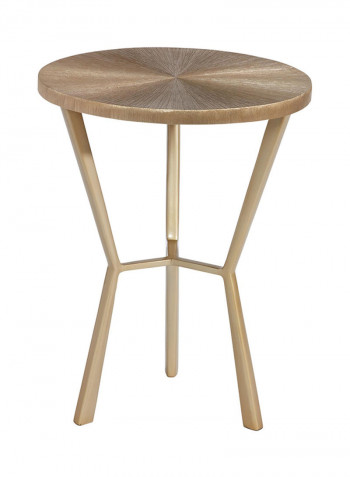 Tasha Accent Table Gold champagne 14x22x14inch