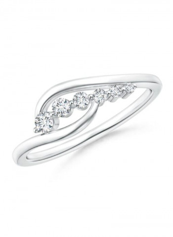 Diamond Journey Bypass Ring