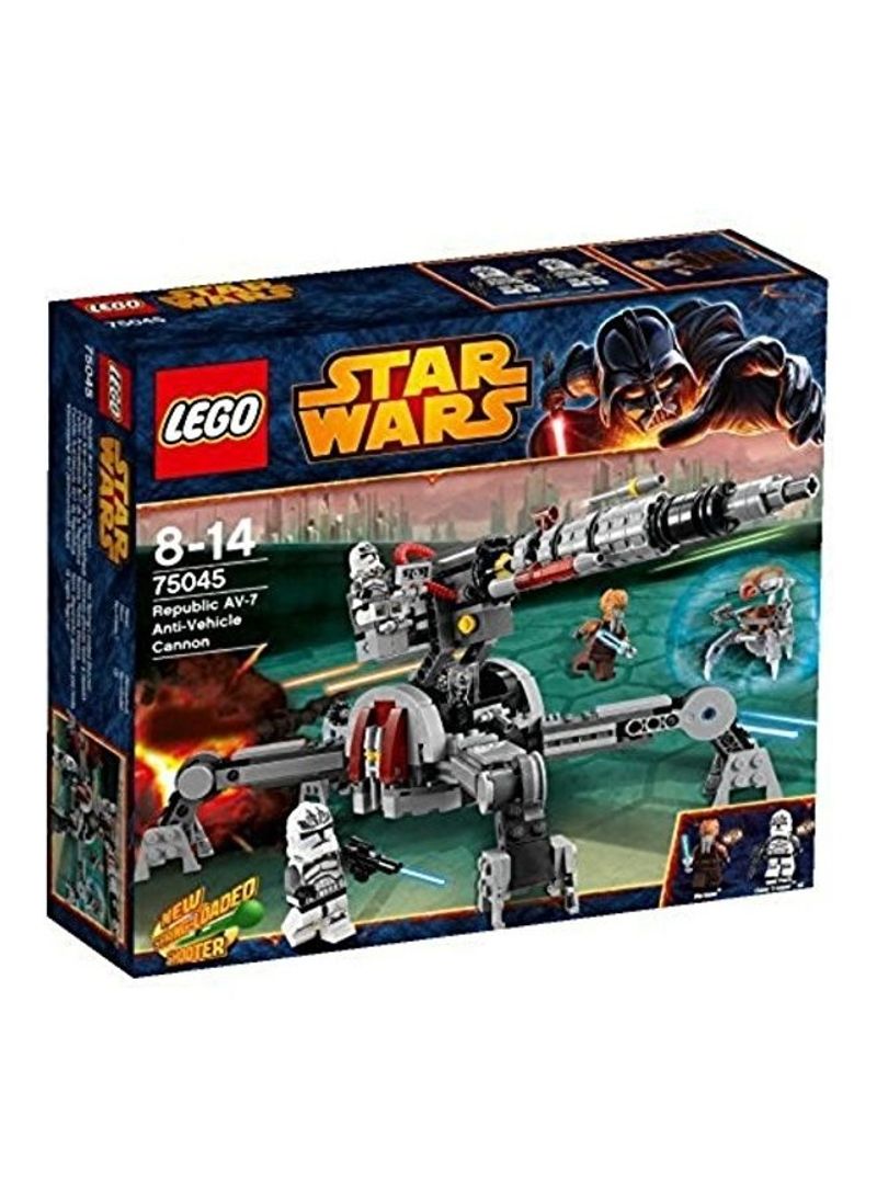 75045 AV-7 Anti-Vehicle Cannon with Star Wars Building Set