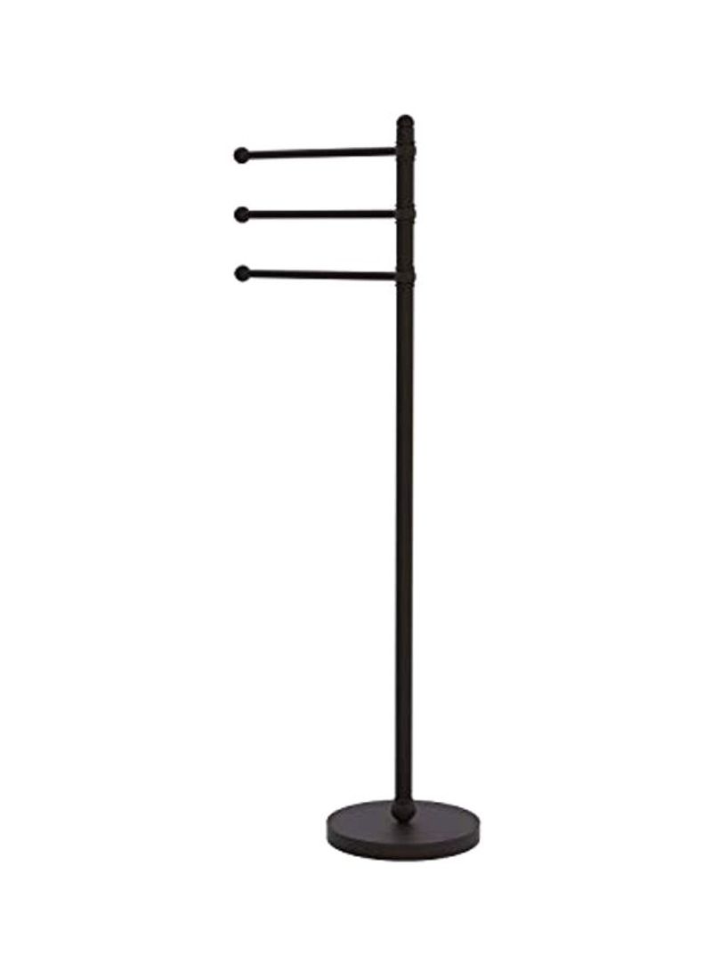 Three Pivoting Arms Towel Stand Oil Rubbed Bronze 49inch