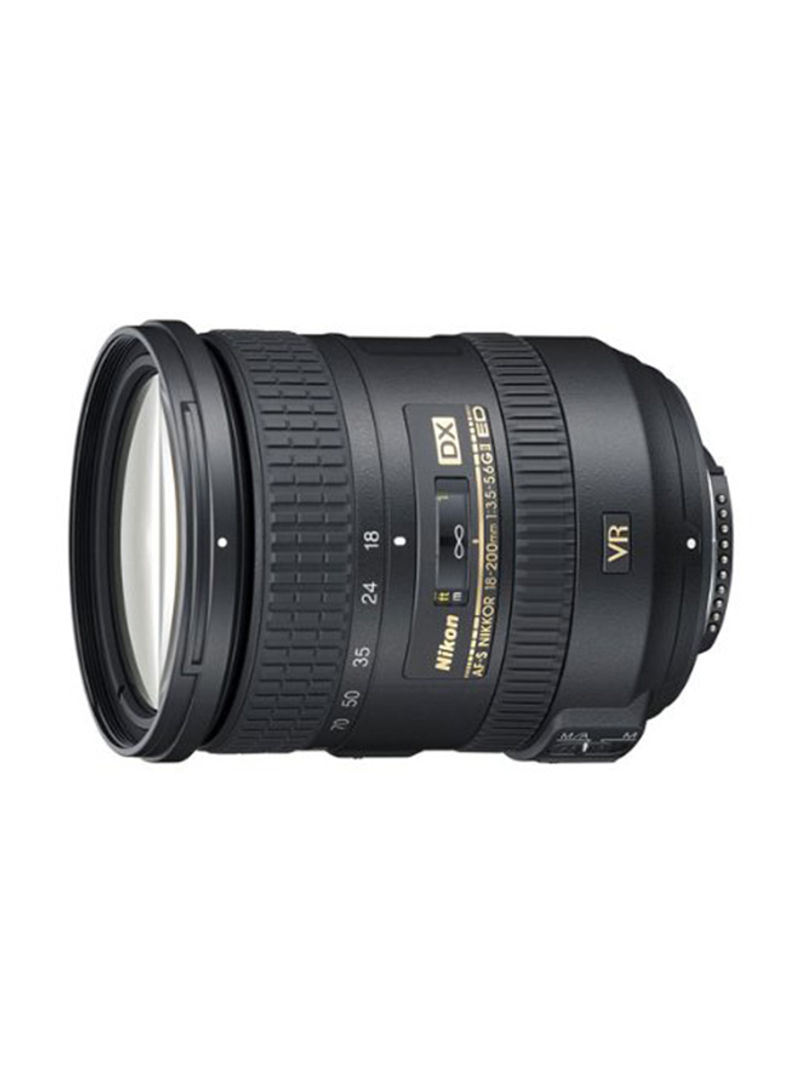 Nikkor 18-200mm F/3.5-5.6G ED VR II Camera Lens Black