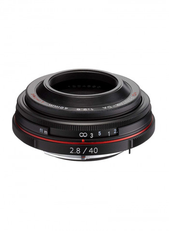 DA 40mm F/2.8 XS Prime Lens For Camera Black