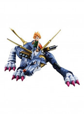 Digimon Adventures Metal Garurumon And Yamato Gem Series PVC Statue 16x11x8inch