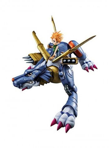 Digimon Adventures Metal Garurumon And Yamato Gem Series PVC Statue 16x11x8inch