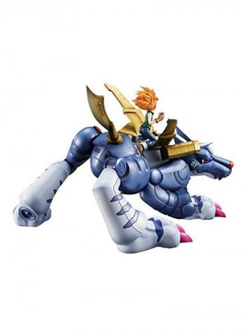 Digimon Adventures Metal Garurumon And Yamato Gem Series PVC Statue 16x11x8inch
