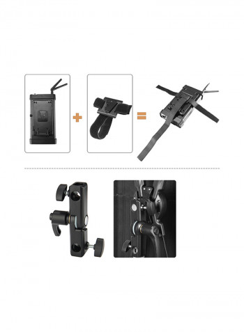 Flexible LED Video Light With Controller 30x120centimeter Black