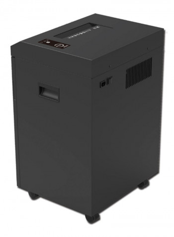 Cross Cut Shredder Machine Black