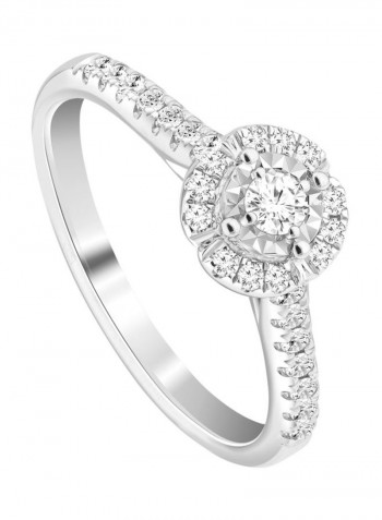 14K Diamond Studded Ring