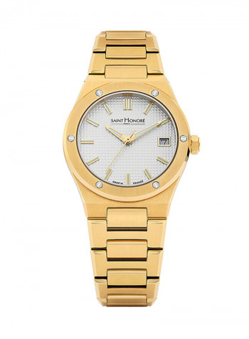 Women's Stainless Steel Analog Wrist Watch H SH NH752125 3AFIT