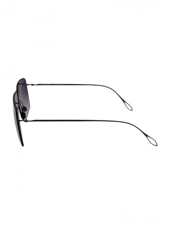 Asymmetrical Sunglasses With Black UV Protection Lenses للرجال
