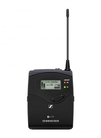 Camera Mount Wireless Omni Lavalier Microphone System EW112P G4-A Black/Blue/Silver