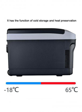 35L Home and Car Dual Use Mini Refrigerator 35 l LL042466-A Black/Grey