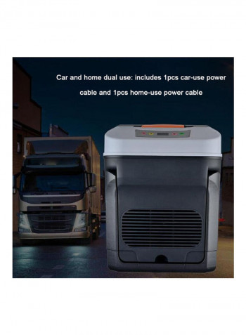 35L Home and Car Dual Use Mini Refrigerator 35 l LL042466-A Black/Grey