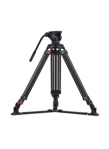 3-Section Tripod Stand Black