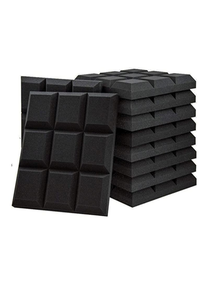 96-Pieces Of Sound Absorbing Foam Board For Recording Studio
