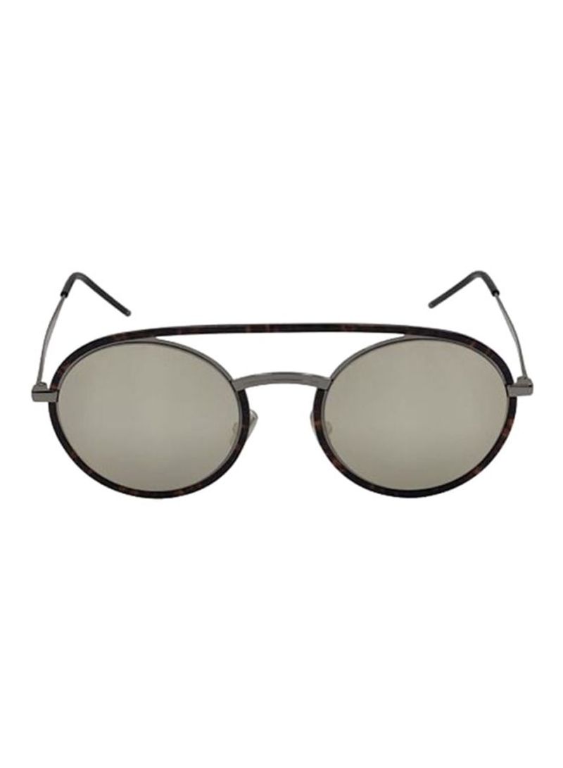 UV Protection Round Frame Sunglasses - Lens Size: 51 mm