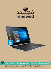 Renewed - Pavilion X360 (2019) 14-dw1038TU Laptop With 14-inch Touchscreen Display, Intel Core i3 Processor/8th Gen/8GB RAM/256GB SSD/Intel UHD Graphics Silver